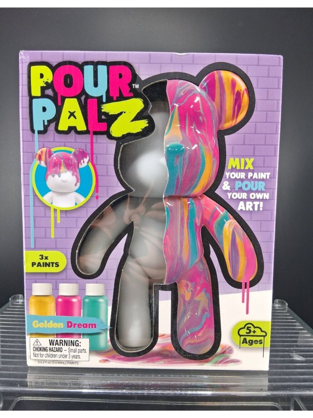 Pour Palz Art Kit Golden Dream Mix-Pour Paint Collectible Ages 5+